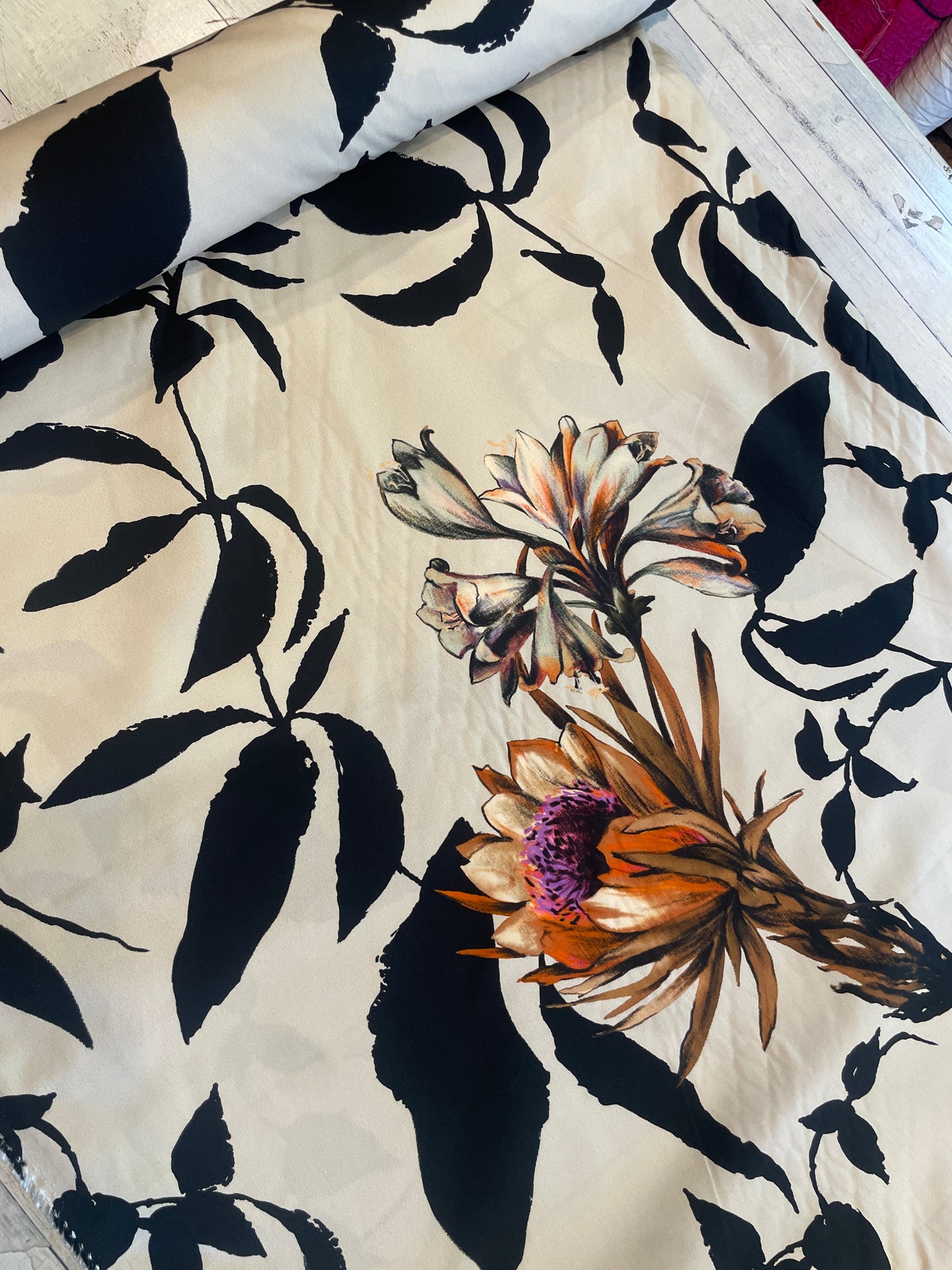 Protea stretch cotton sateen