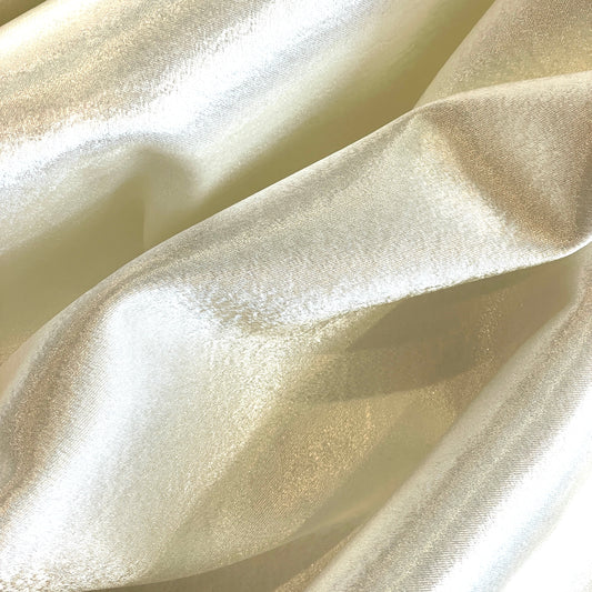 Pearlised bonded double face satin