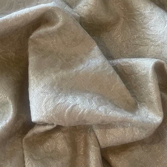 1.5m pale gold soft drape brocade