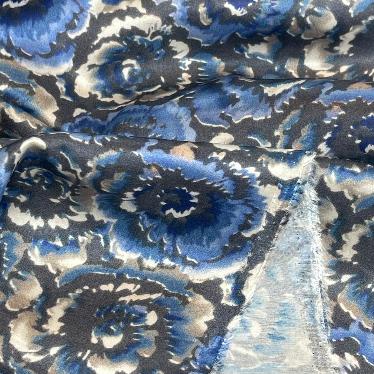 Riviera Floral Silk Blend Sateen