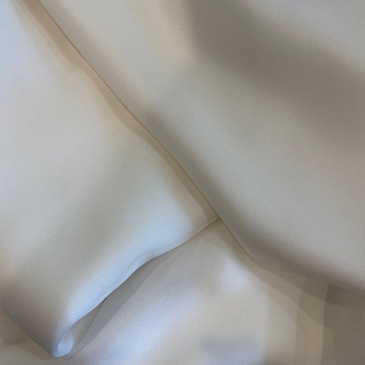 2.7m Ivory silk twill