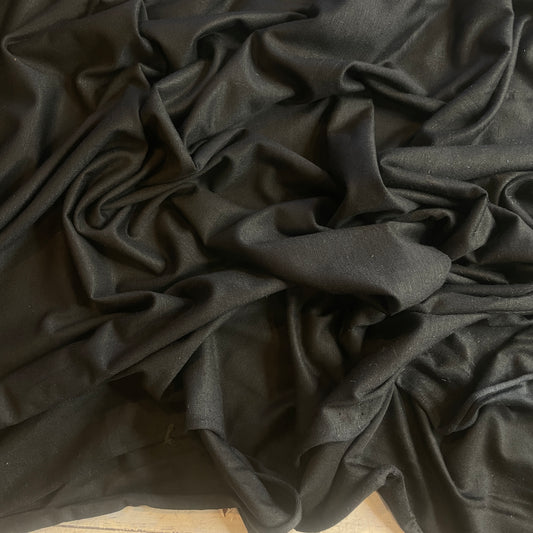 Josie black viscose jersey