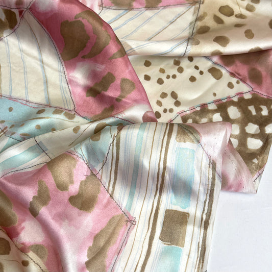 Will Patchwork Silk Satin