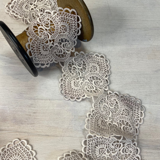 Istanbul Hand Dyed Latte Lace