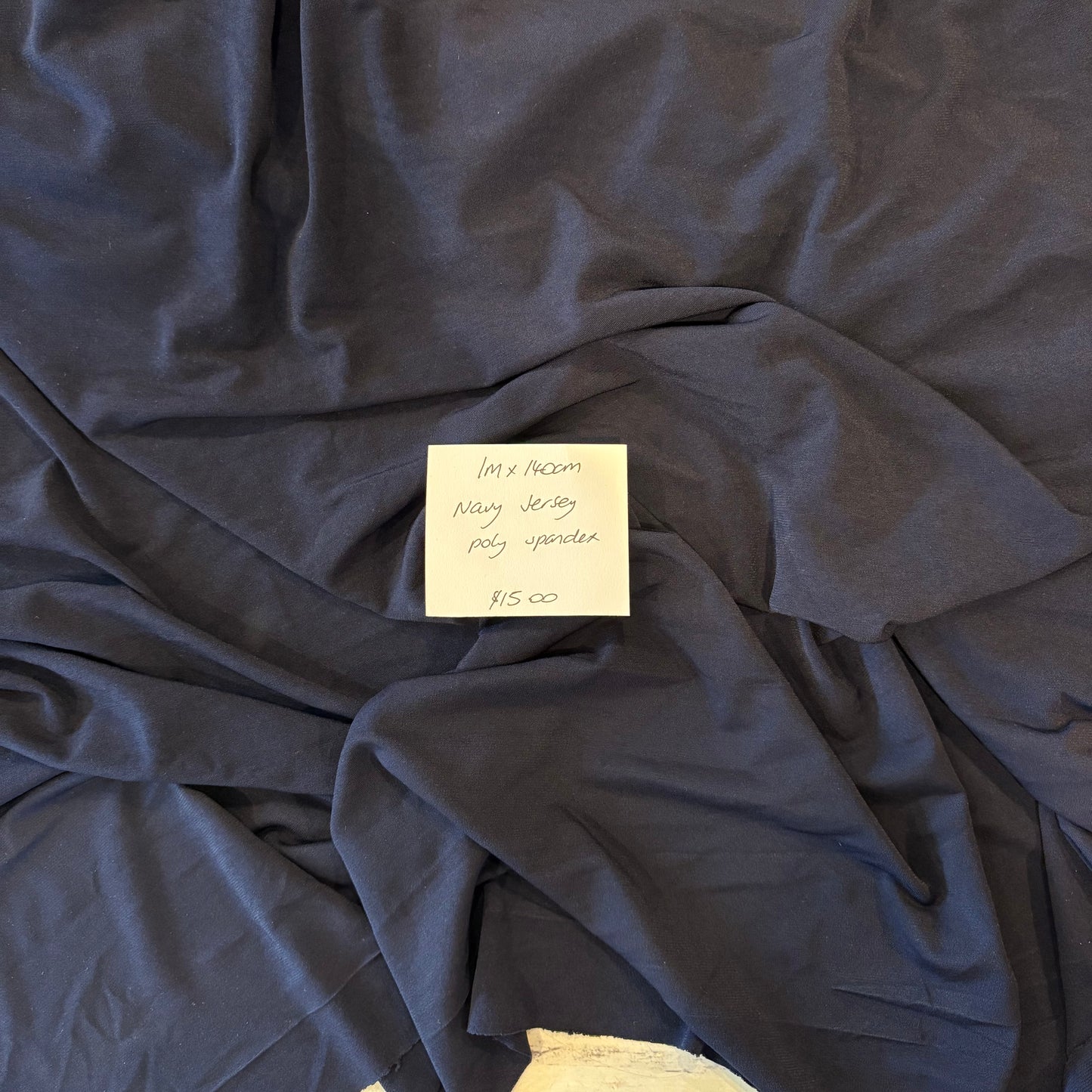 1m Navy Jersey