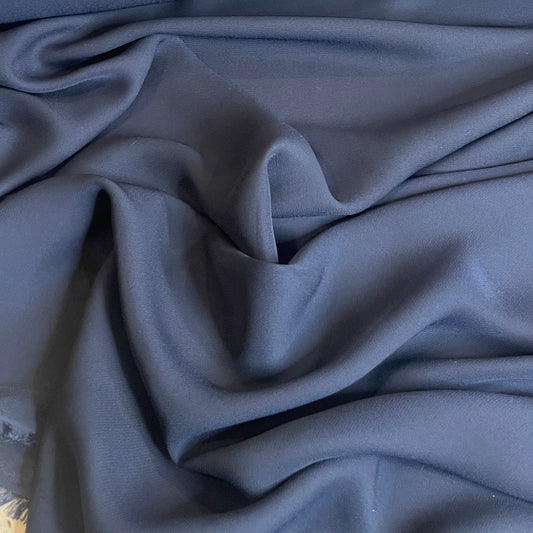 Tilly navy georgette