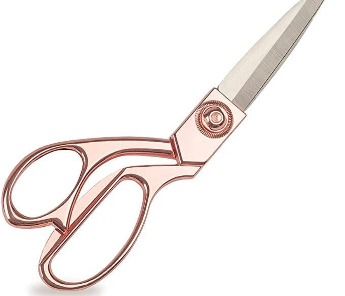 Klasse 254mm dressmaking shears rose gold