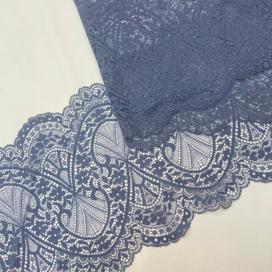 Delphinium fans Stretch Lace