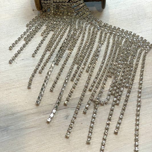 15cm Diamonte Trim Piece