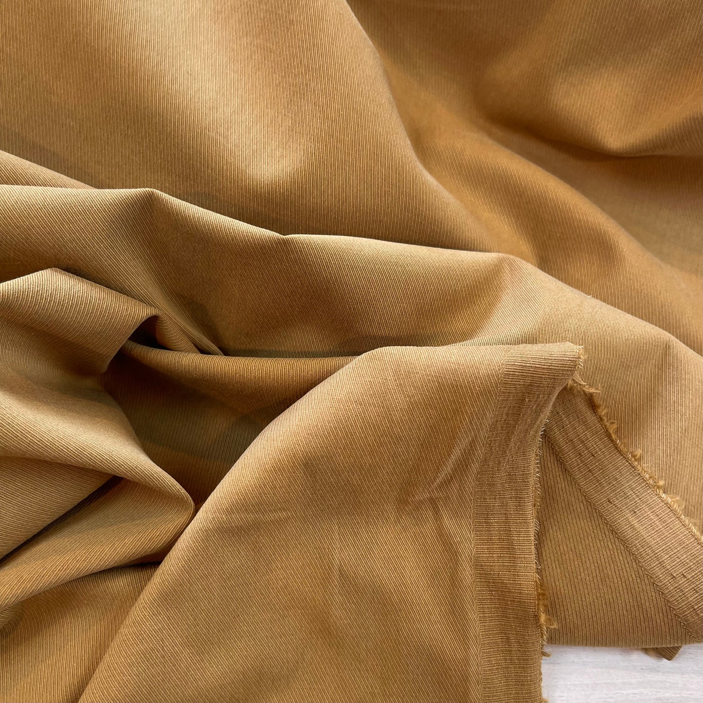 1.1 m Antique Khaki Viscose Blend Stretch Suiting