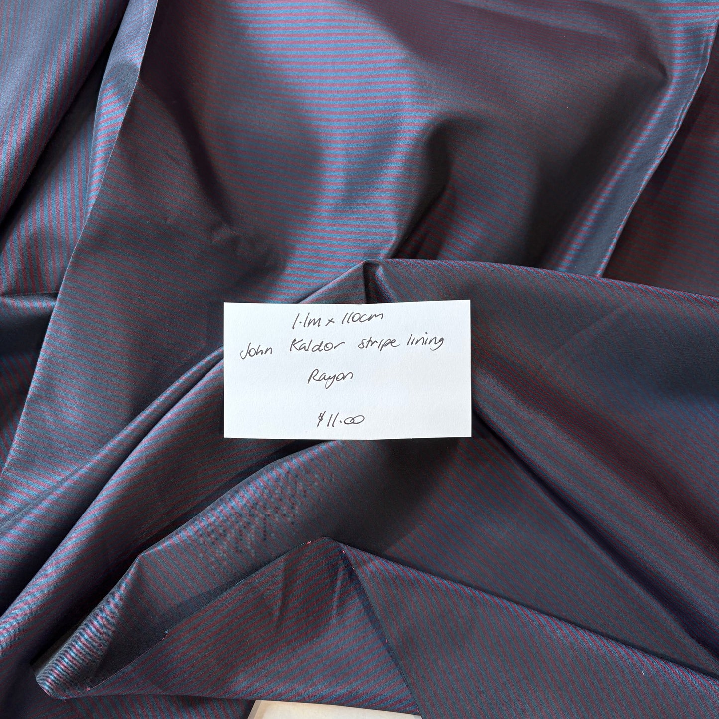 1.1m John Kaldor Stripe Lining