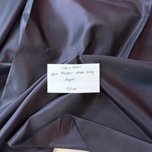 1.1m John Kaldor Stripe Lining