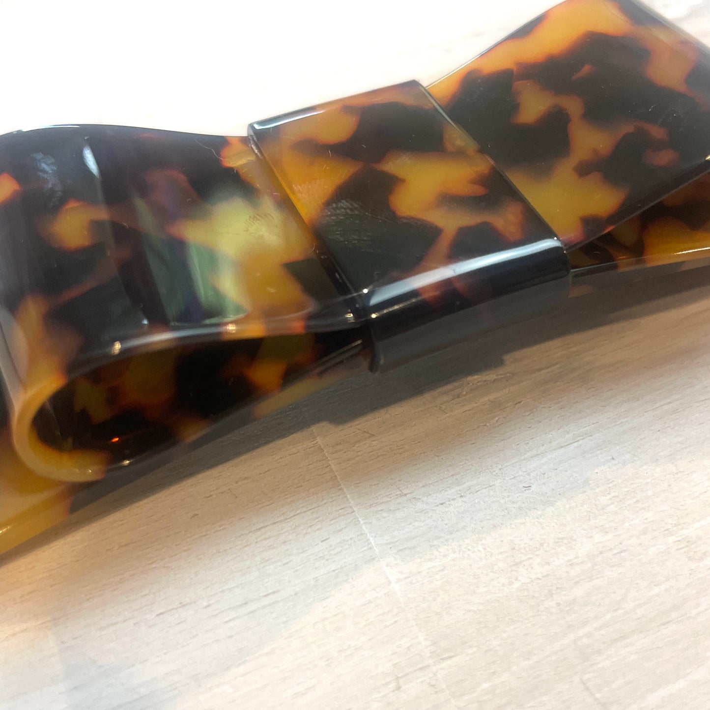 Tortoise shell resin bow