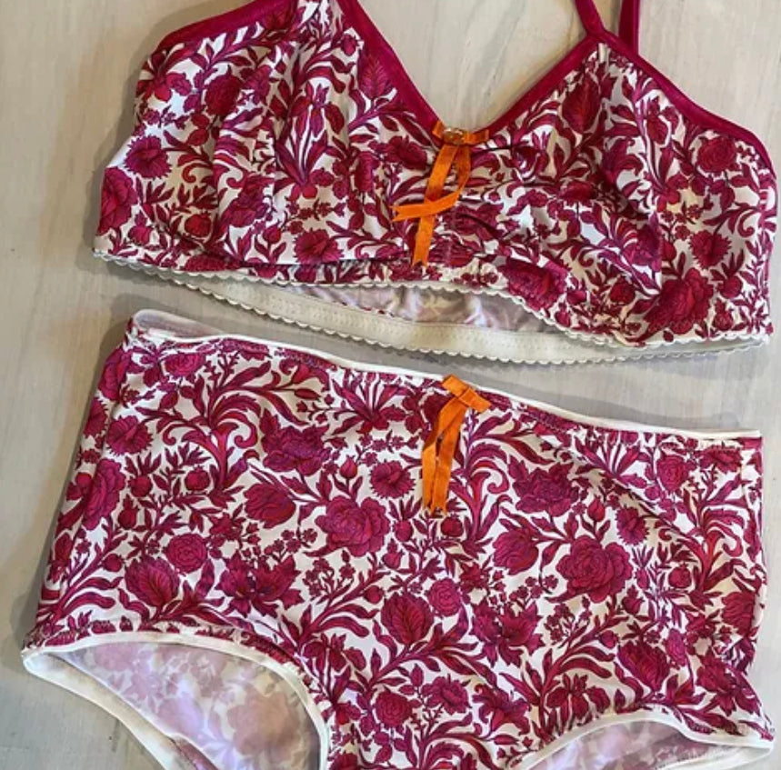 Harper bralette and knickers PDF pattern