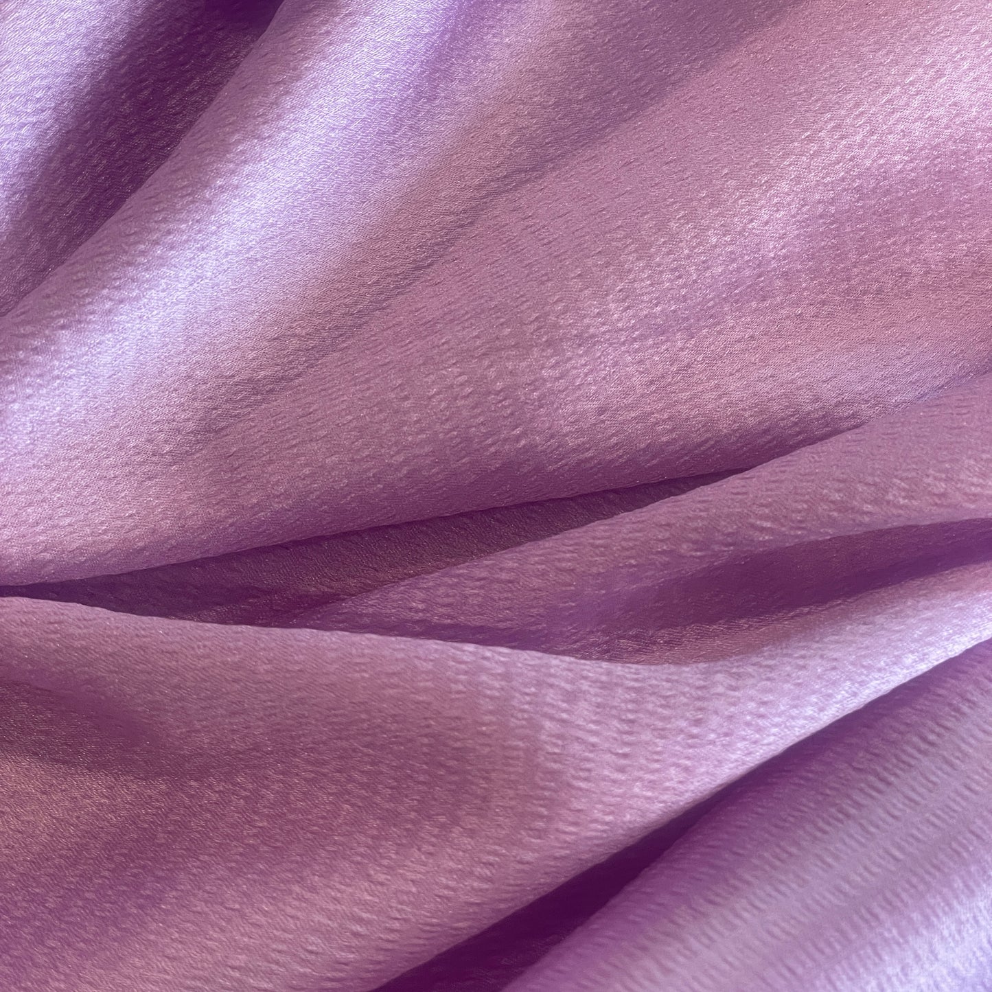 Orchid textured stretch viscose satin