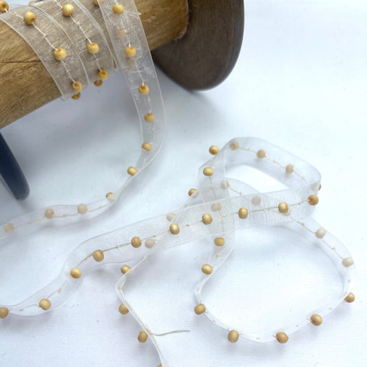 Seed Bead Beaded Piping trim