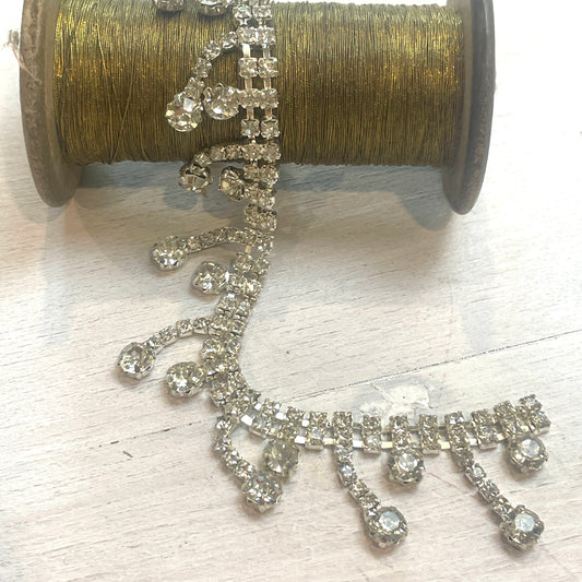 15cm Diamonte Trim Piece
