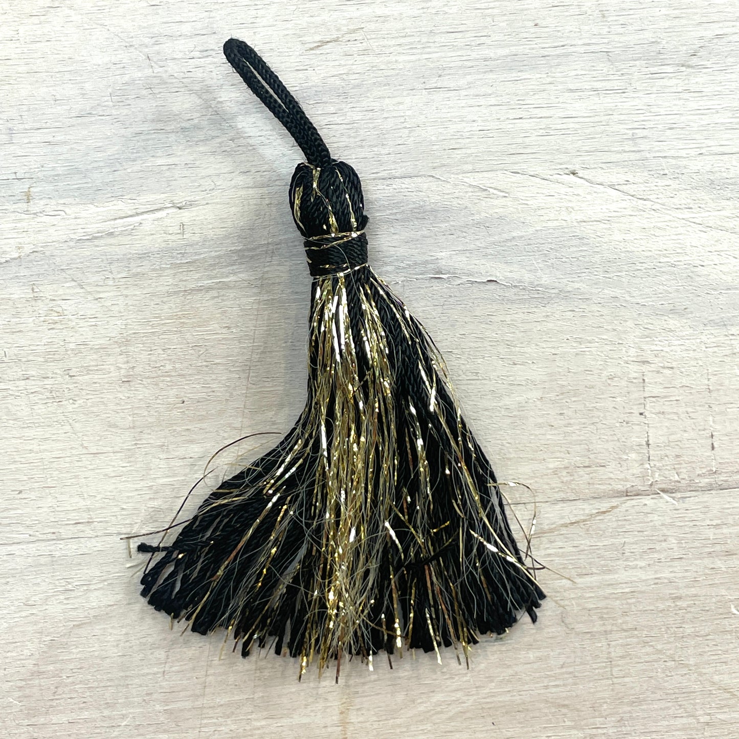 black gold 75mm rayon tassel