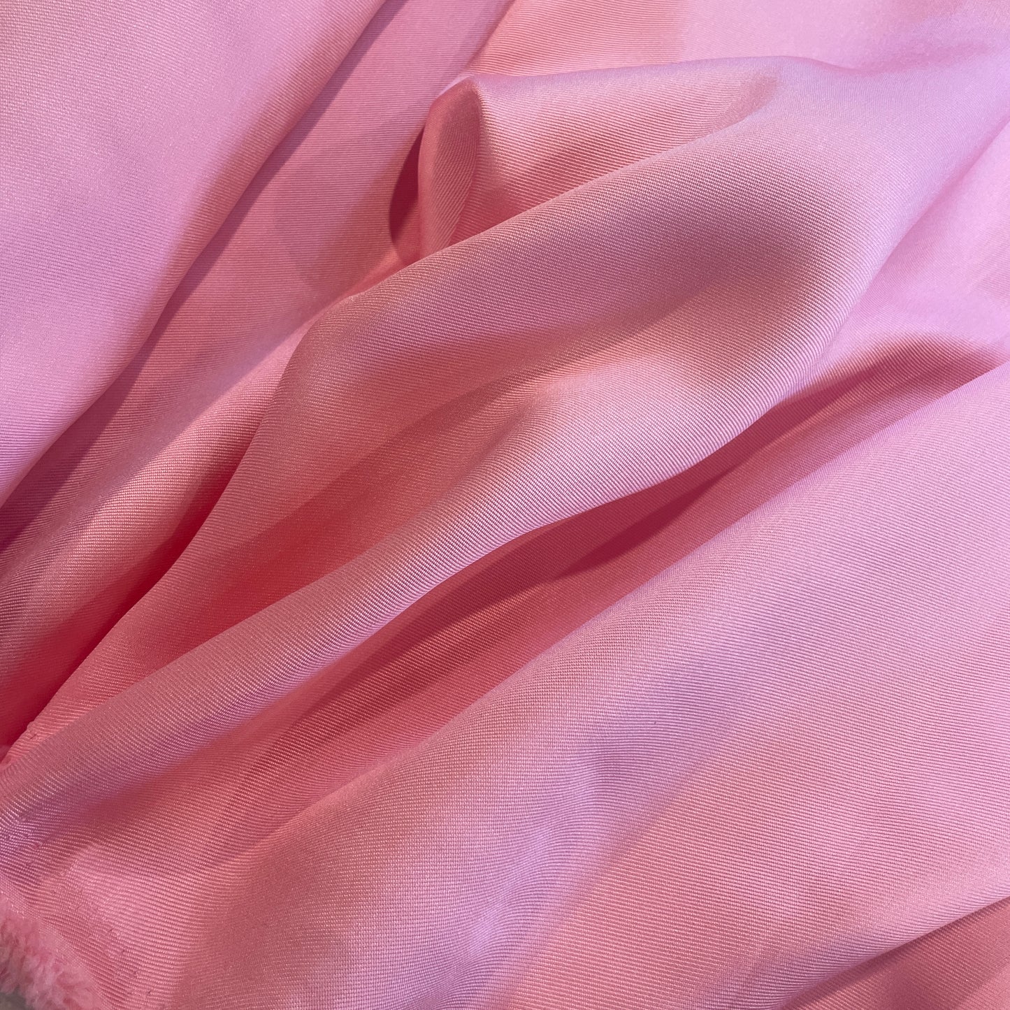 Neon pink twill satin