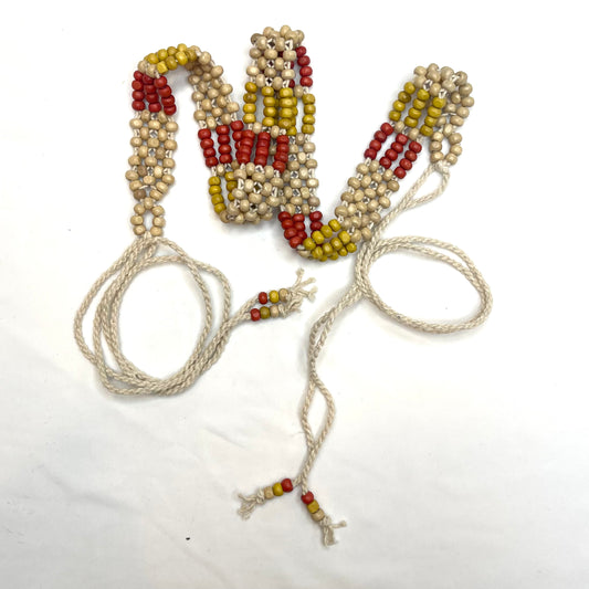 Ella Beaded Macrame Tie Belt