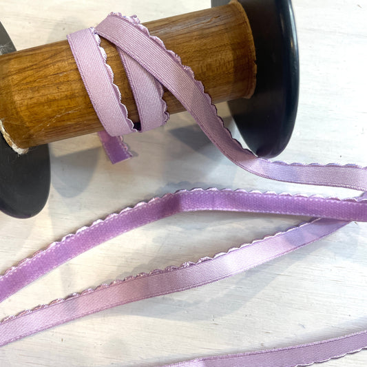 Orchid 10mm Plush Picot Elastic
