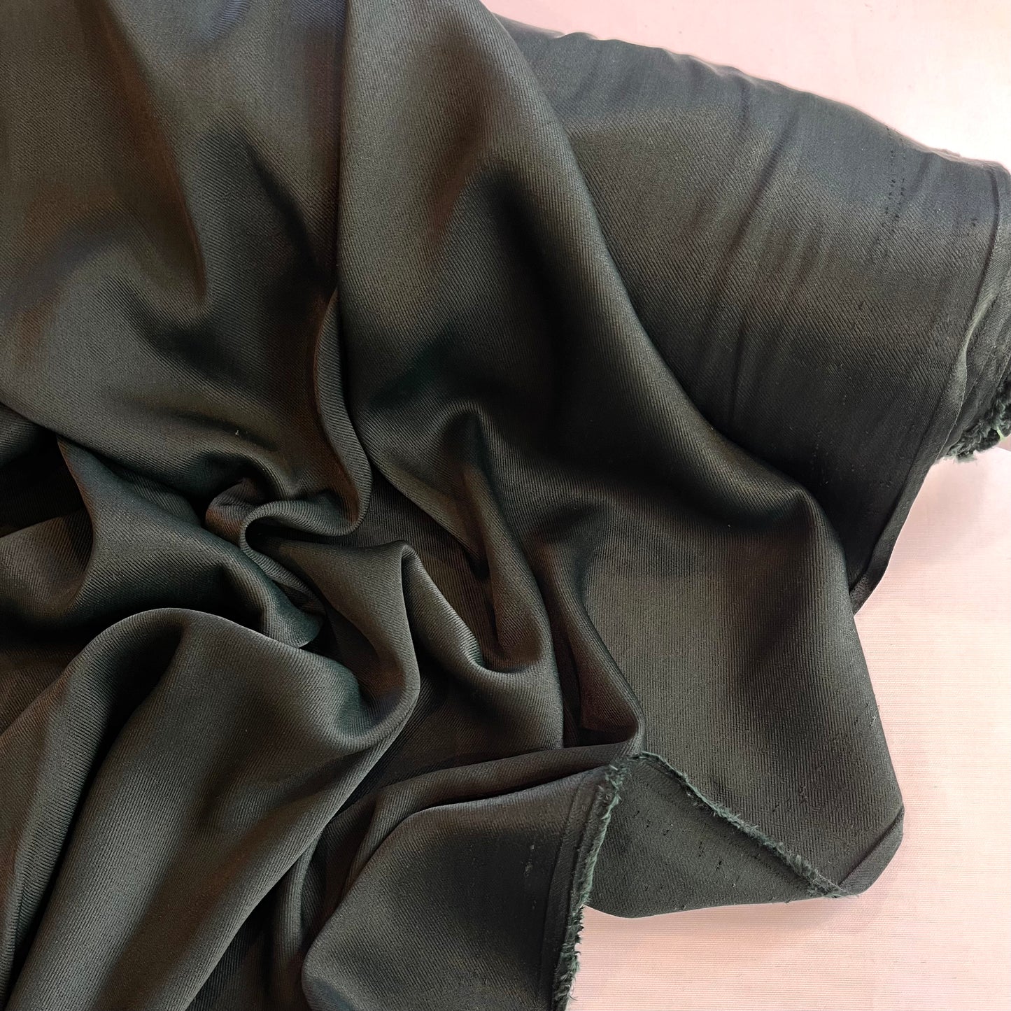 Deep Rainforest Green Luxury Drape Viscose