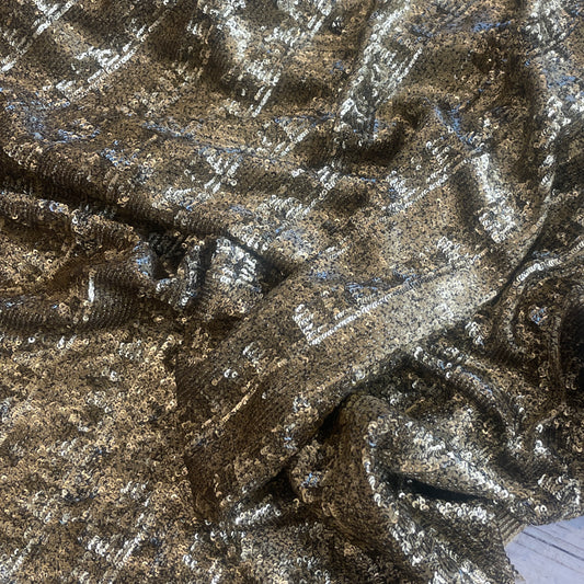 Gold chic Sequin mesh