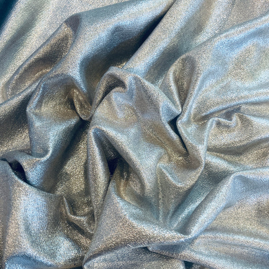 Galactic shimmer silver foil jersey