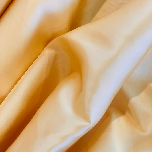 Butter yellow  stretch viscose satin