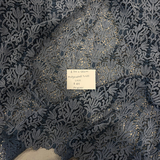 1.7m Wedgewood Tulips Lace