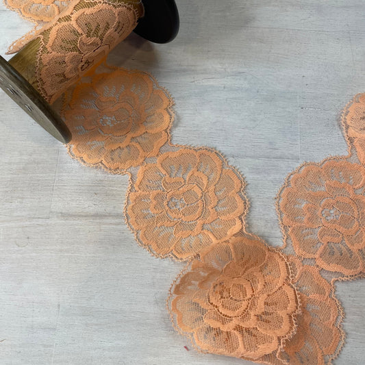 Peach Blossom Lace Trim
