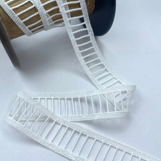 White 30mm Ladder Insertion Trim