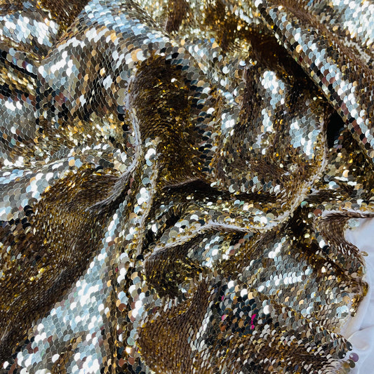 Golden nights sequin jersey