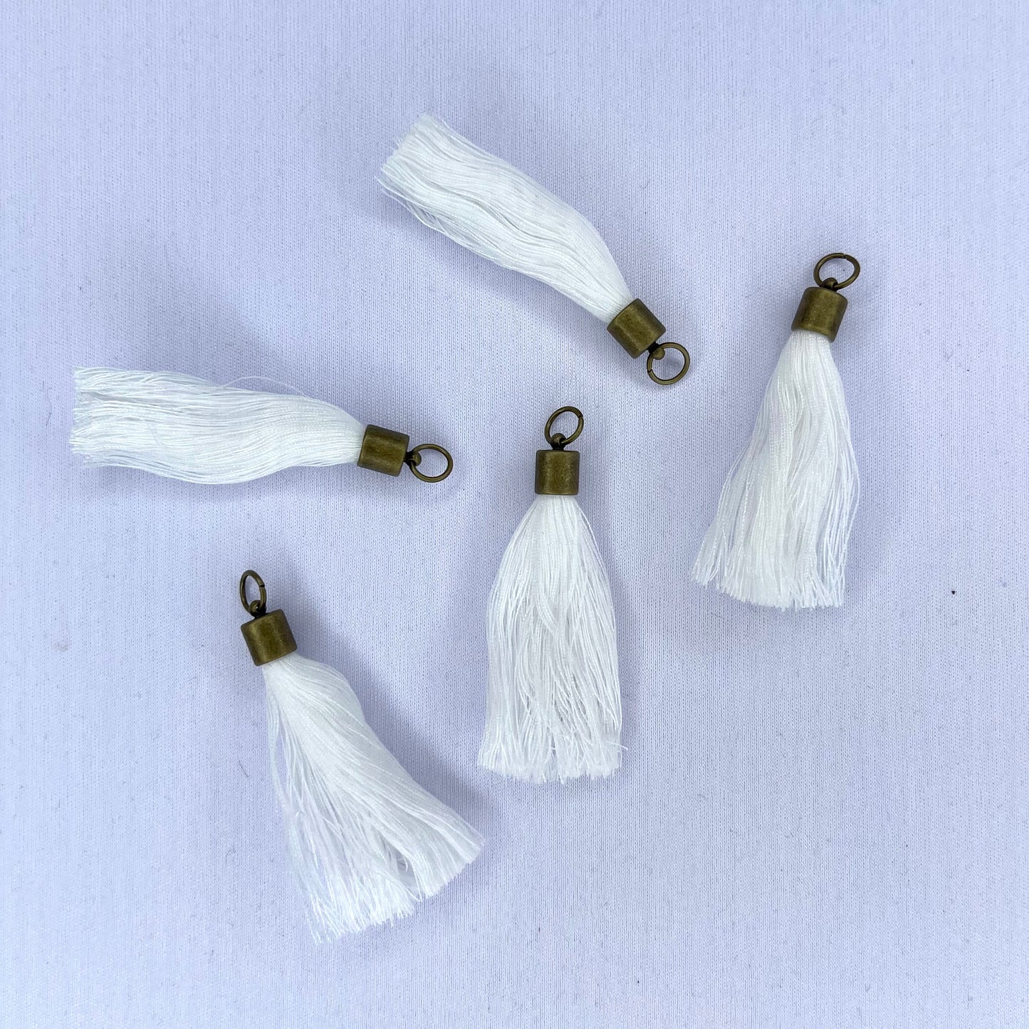 Antique Bronze/White Tassle