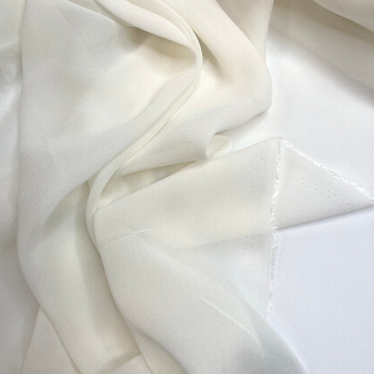 Vanilla Cream Viscose Georgette