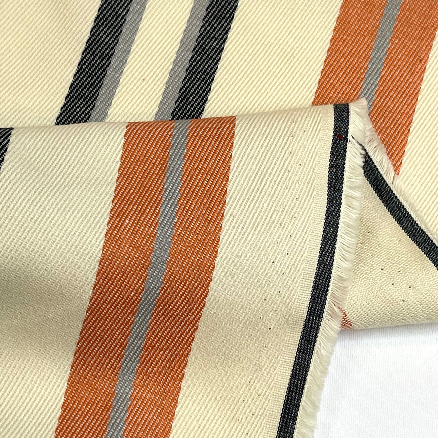 Notting Hill Stripe Viscose Cotton Twill