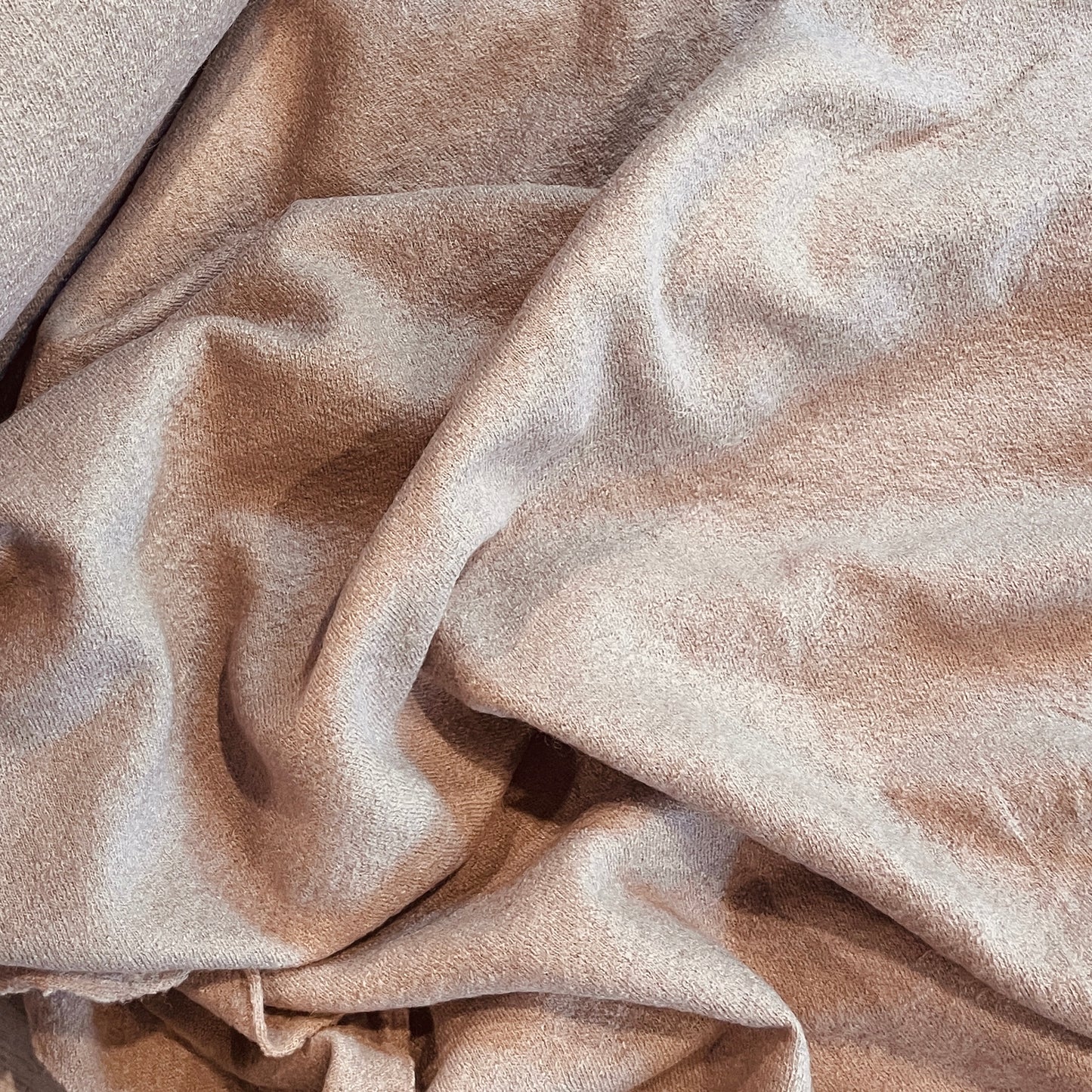 Latte boiled wool knit