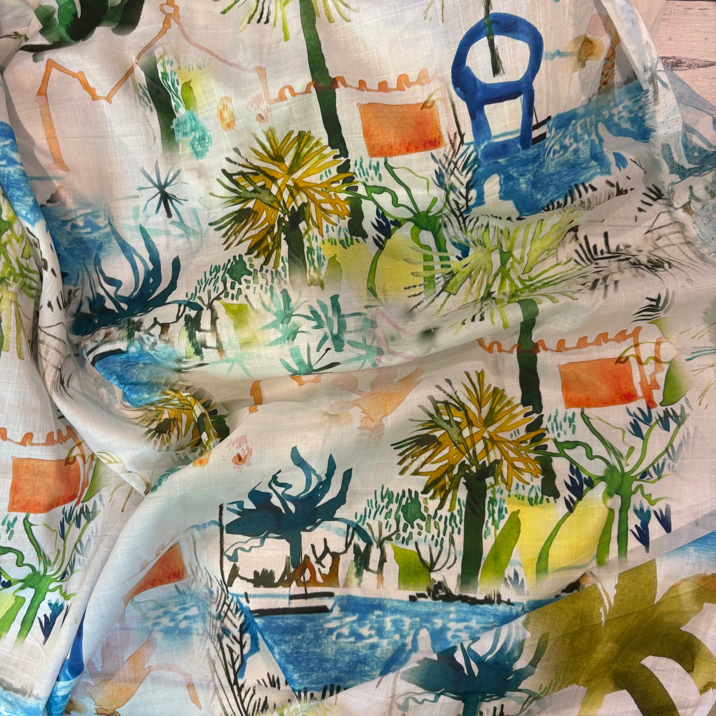 3.4m Beach side Cotton Voile