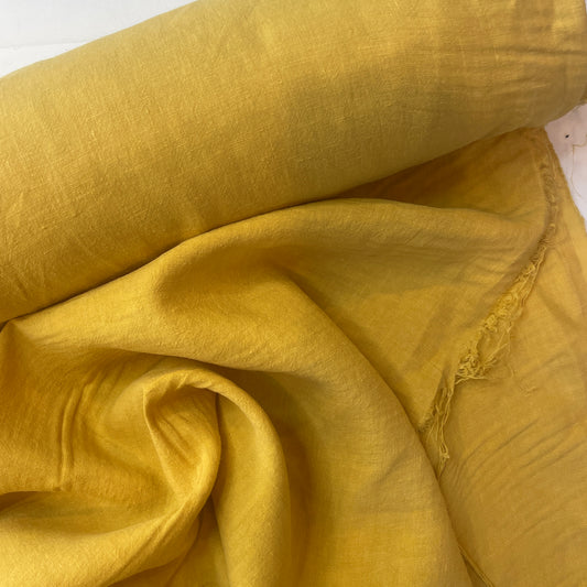 Mustard Mid Weight Linen