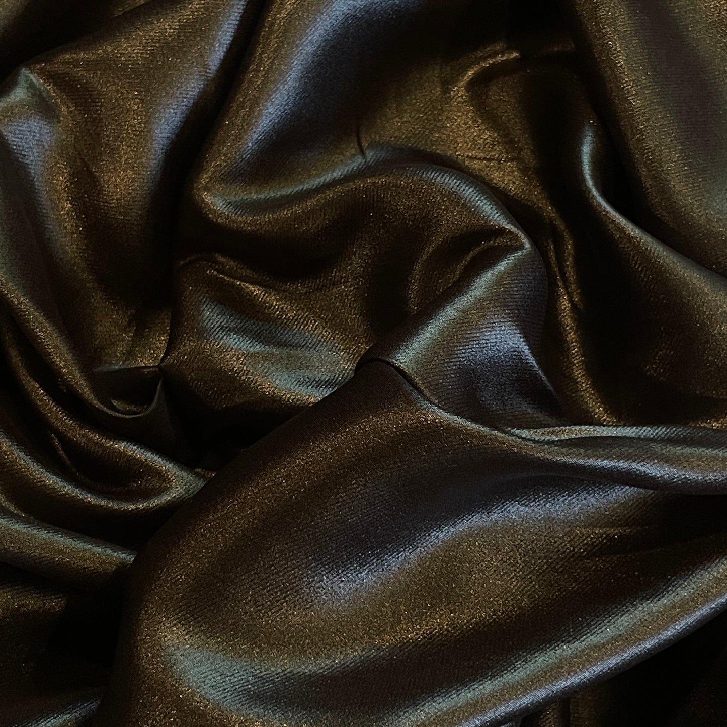 Liquid luxe coated crepe de chine