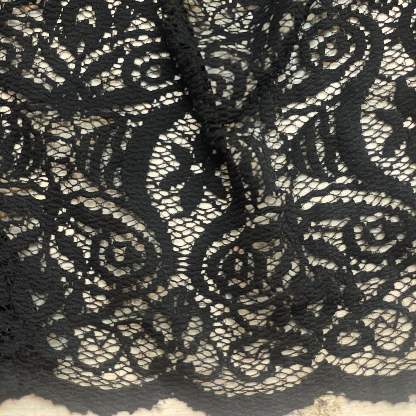 Helen black stretch lace