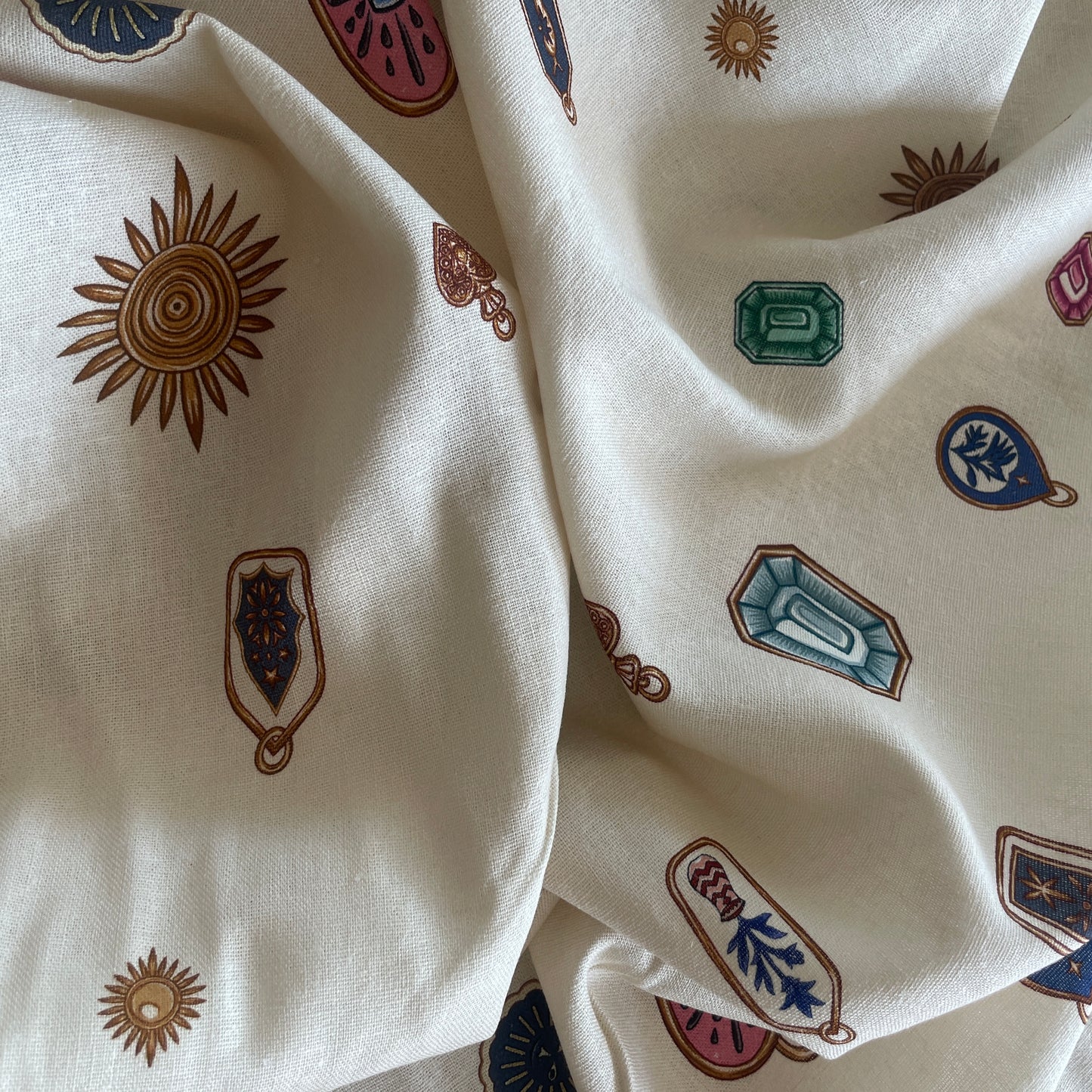 Jewel  linen viscose