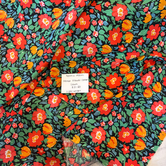 90cm Honor Flower Cotton Lawn