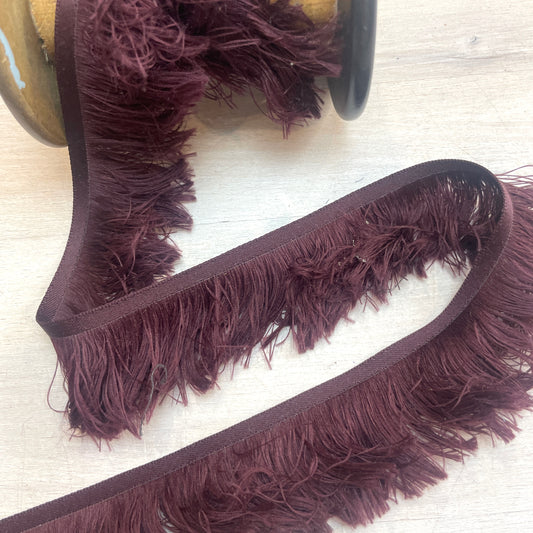 Burgundy lightweight 45mm Fringe