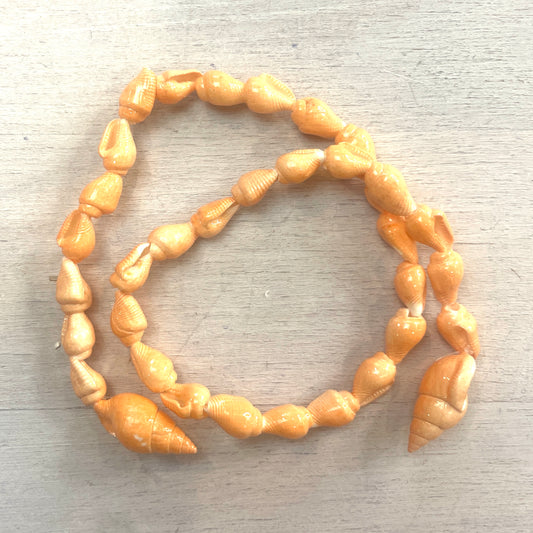 35cm Strand Of peach Shells.