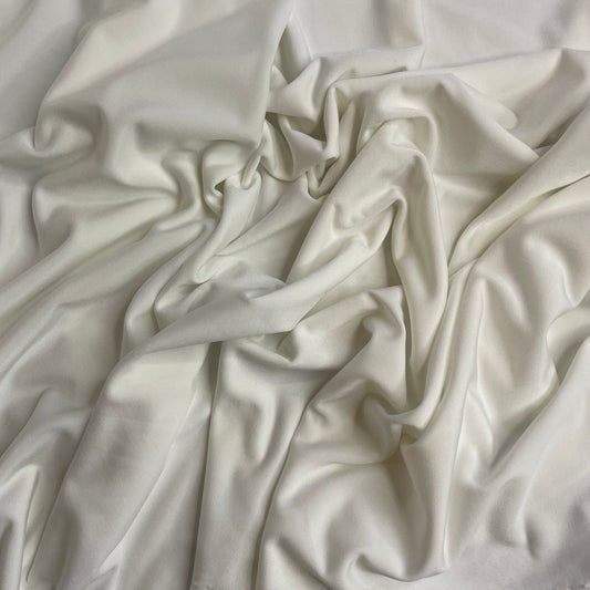 milk white polyester Jersey