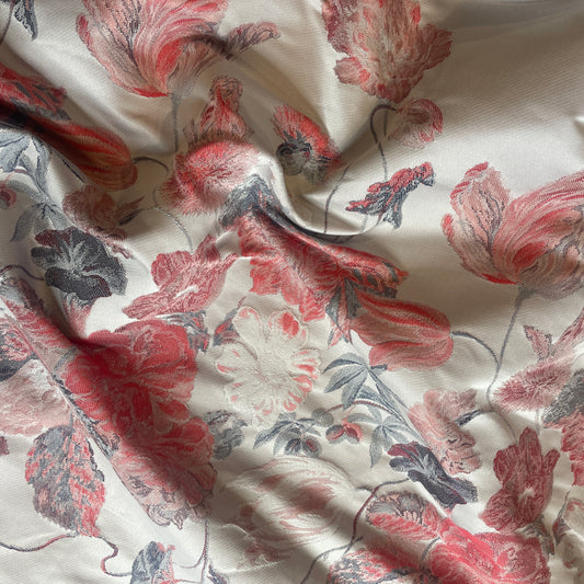 80cm Venetian Garden Coral Italian Brocade