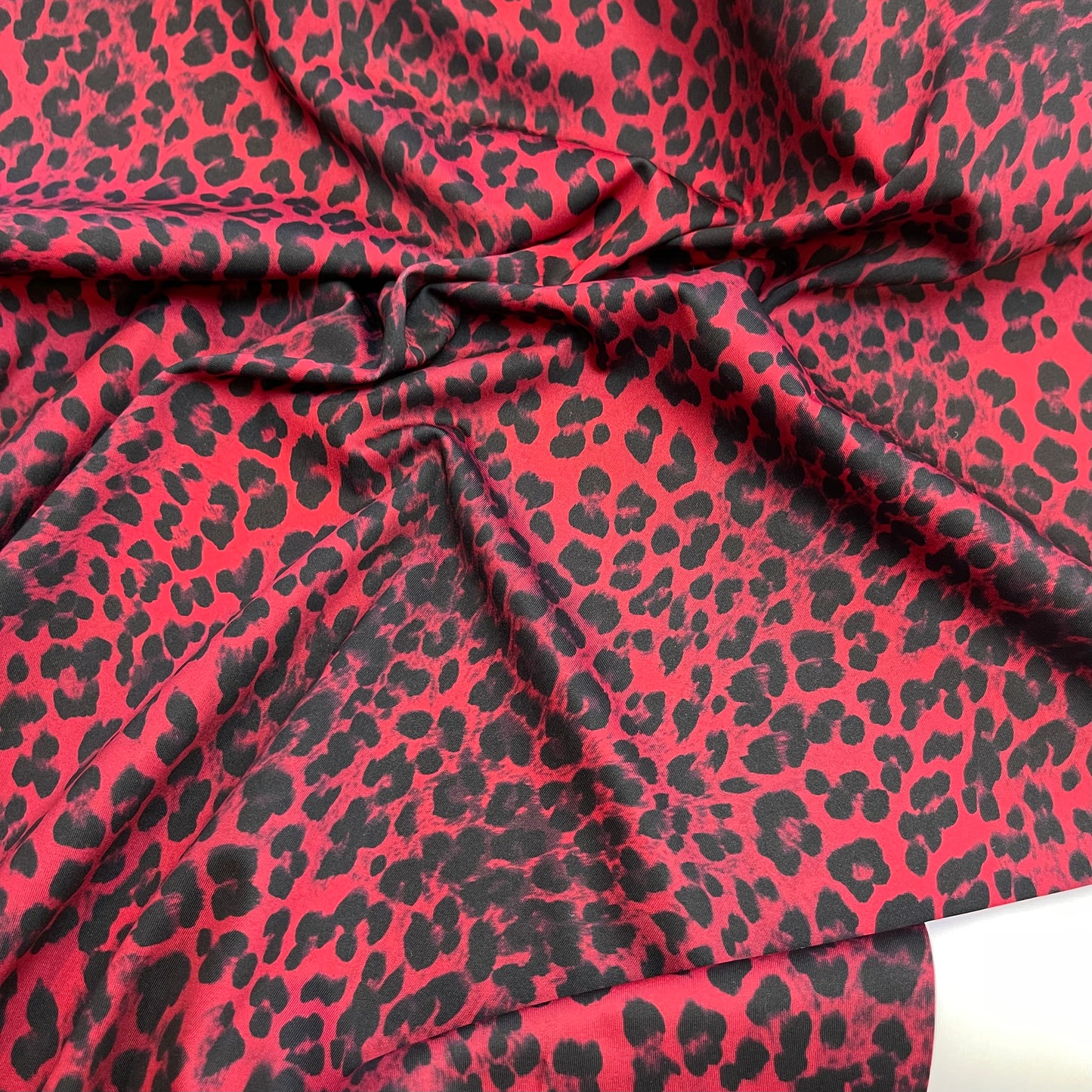 Red Baby Leopard Spandex