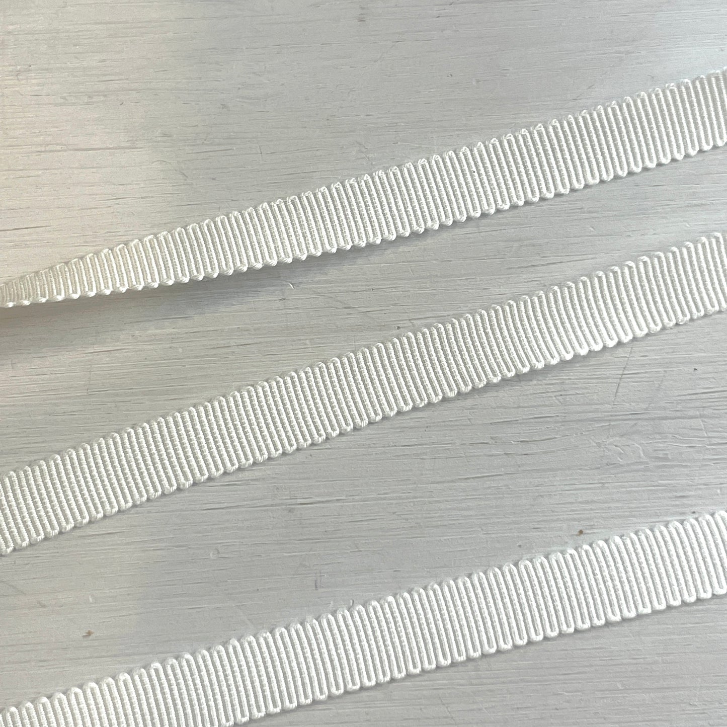 Ivory 9mm grossgrain ribbon