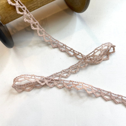 Grace Dusty Pink Cotton Lace